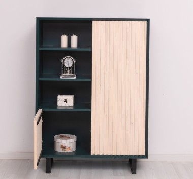 Storage cabinet with 2 doors "Slatted"