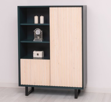 Storage cabinet with 2 doors "Slatted"