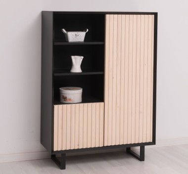 Storage cabinet with 2 doors "Slatted"