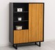 Storage cabinet with 2 doors "Slatted"