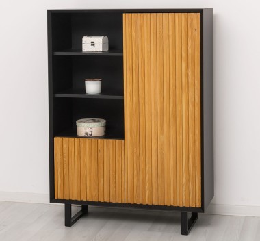 Storage cabinet with 2 doors "Slatted"