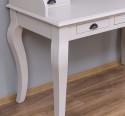 Desk with curved legs