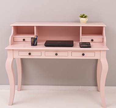 Desk with curved legs