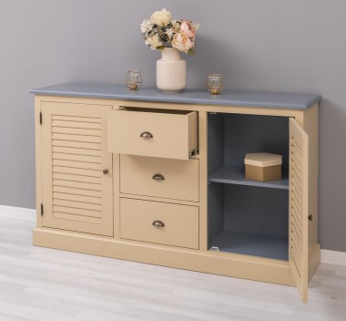 Buffet with 2 doors and 3 drawers, Shutter Collection