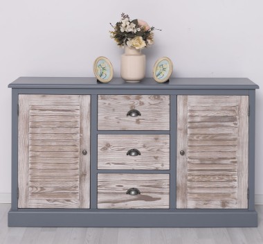 Buffet with 2 doors and 3 drawers, Shutter Collection