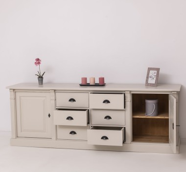 Buffet with 2 doors, 6 drawers, BAS, Directoire Collection