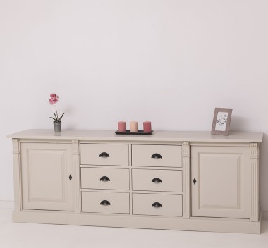 Buffet with 2 doors, 6 drawers, BAS, Directoire Collection