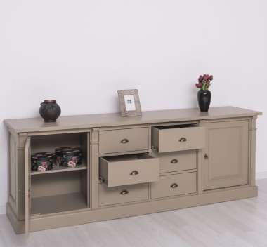 Buffet with 2 doors, 6 drawers, BAS, Directoire Collection