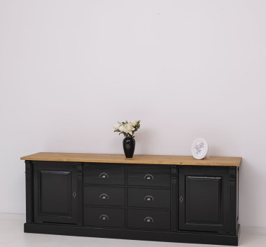 Buffet with 2 doors, 6 drawers, BAS, Directoire Collection