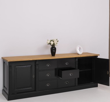 Buffet with 2 doors, 6 drawers, BAS, Directoire Collection