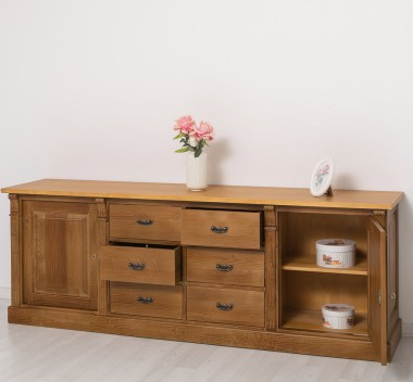 Buffet with 2 doors, 6 drawers, BAS, Directoire Collection