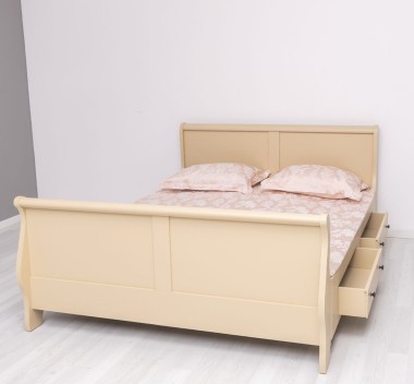 Bed with 2 drawers, princess type 180x200cm