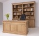 Office desk, closed back directoire collection, oak - Color_P061 - LACQUERED