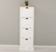 Narrow chest of drawers with 4 folding doors - Color Top_P002 - Color Corp_P004 - DOUBLE COLORED