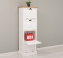 Narrow chest of drawers with 4 folding doors - Color Top_P002 - Color Corp_P004 - DOUBLE COLORED