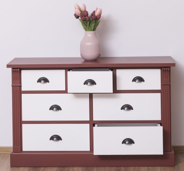 Chest of drawers with 7 drawers - Corp_P029 - Drawers_P004 - Double Color