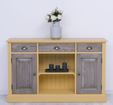 Chest of drawers with 2 doors, 3 drawers, open space - Corp_P050 - Doors and drawers_P037 - Double