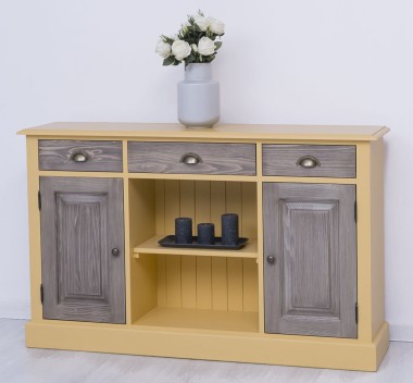 Chest of drawers with 2 doors, 3 drawers, open space - Corp_P050 - Doors and drawers_P037 - Double