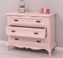 Chest of 3 drawers Chic, drawers on soft close - Color_P004++P043A - Double Layer Antic