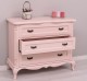 Chest of 3 drawers Chic, drawers on soft close - Color_P004++P043A - Double Layer Antic