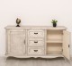 Chest of drawers "Chic" with 2 doors and 3 drawers, soft close drawers - Color_P090 - Deep Brushed