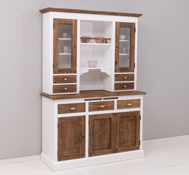 Kitchen sideboard 3 doors, 3 drawers BAS + 2 doors, 4 drawrs SUP, oak