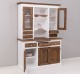 Kitchen sideboard 3 doors, 3 drawers BAS + 2 doors, 4 drawrs SUP, oak