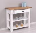 Console with 1 drawer, oak top - Top_P061 - Corp_P004 - Double Color