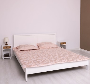 English bed 180x200 with two bedside tables - Corp_P004 - Color Drawers_P001 - DOUBLE COLOR