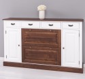 Hallway chest with 2 doors, 6 drawers - Color Top_P081 -  Corp_P004 - DOUBLE COLOR