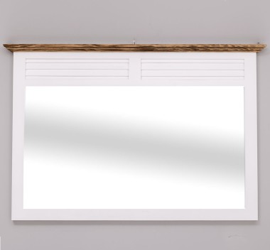 Wide mirror with shutter design - Corp_P004 - Cornice_P064 - DOUBLE COLOR