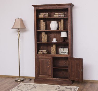 Bookcase with 2 doors