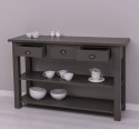 Console with 2 shelves, 3 drawers