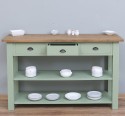 Console with 2 shelves, 3 drawers