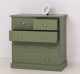 Chest of drawers with 2 narrow drawers + 3 wide drawers