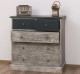 Chest of drawers with 2 narrow drawers + 3 wide drawers