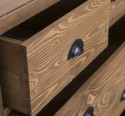 Chest of drawers with 2 narrow drawers + 3 wide drawers