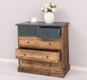 Chest of drawers with 2 narrow drawers + 3 wide drawers