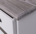 Chest of drawers with 2 narrow drawers + 3 wide drawers