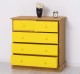 Chest of drawers with 2 narrow drawers + 3 wide drawers