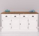 4-door sideboard, 4 drawers, BAS