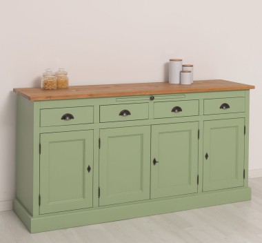 4-door sideboard, 4 drawers, BAS