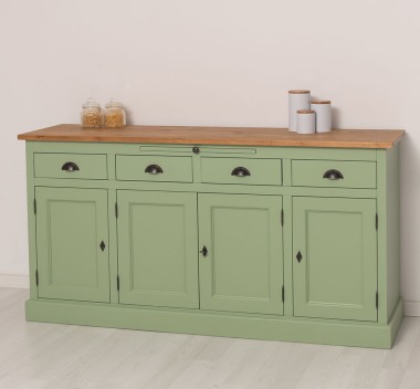 4-door sideboard, 4 drawers, BAS