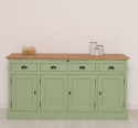 4-door sideboard, 4 drawers, BAS