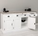 4-door sideboard, 4 drawers, BAS