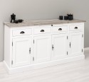 4-door sideboard, 4 drawers, BAS