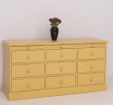 Chest of drawers with 9 drawers