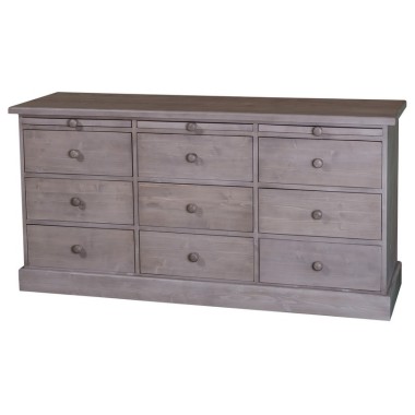 Chest of drawers with 9 drawers