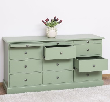 Chest of drawers with 9 drawers