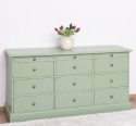 Chest of drawers with 9 drawers